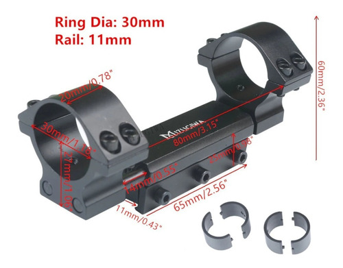 Monorriel Con Retroceso Para Riel De 11mm 