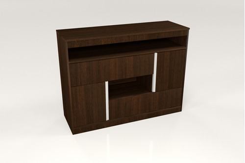 Comoda Chiffonier Cajon Y Puerta- 120 X 90- Melamina-  Prada