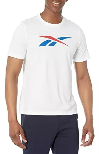  Reebok Camiseta con logotipo para hombre : Ropa, Zapatos y  Joyería