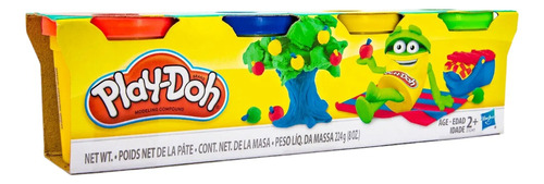 Play Doh Juego De Masa Set X4 Potes 56 Gs Hasbro 