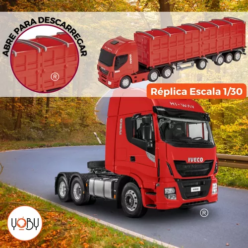 Miniatura Caminhao Iveco Graneleiro Escala 1/30 - Usual em