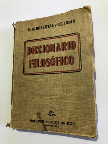 Libro Diccionario Filosófico - Rosental - Iudin - Oferta