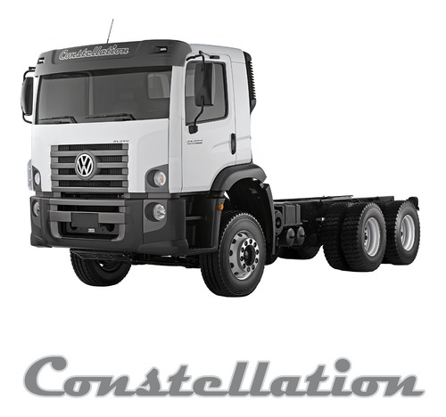 Adesivo Para Caminhão Volks Constellation Quebra-sol Emblema