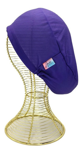 Gorro Clínico Debora Liso Morado - Cofia Aurísima