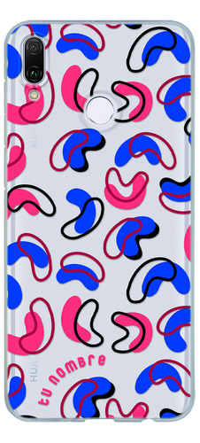 Funda Para Huawei Para Mujer Figuras Abstracto Con Nombre