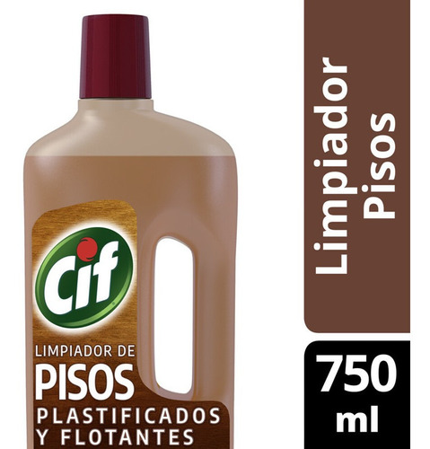 Limpiador Cif Pisos Plastificados Flotantes Botella X 750 Ml
