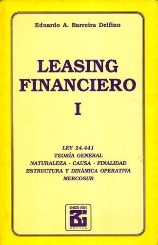 Leasing Financiero Tomo 1