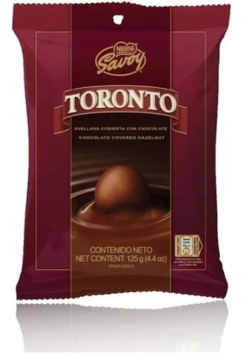 Toronto Avellana Cubierta De Chocolate Bolsa 125g  Nestle