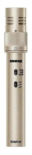 Micrófono Condensador Cardioide Shure Ksm141 Color Silver
