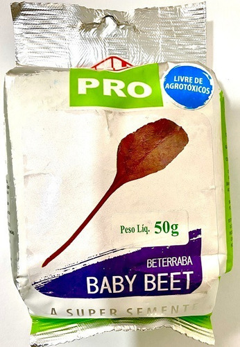 Beterraba Baby Beet - 50gramas De Sementes