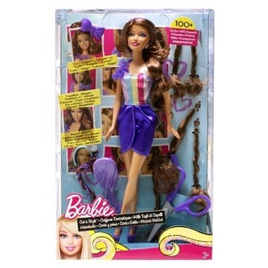 Barbie Estilista Corta -extensiones Juega Con Su Cabello