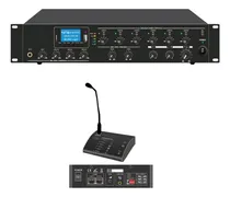 Comprar Sistema Audio Distribuido  Amplificador + Microfono 6 Zonas