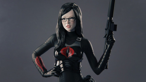 G.i. Joe Baroness Stl Obj Impresión 3d