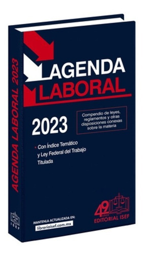 Agenda Laboral 2023, De Ediciones Fiscales Isef. Editorial Isef, Tapa Blanda En Español, 2023