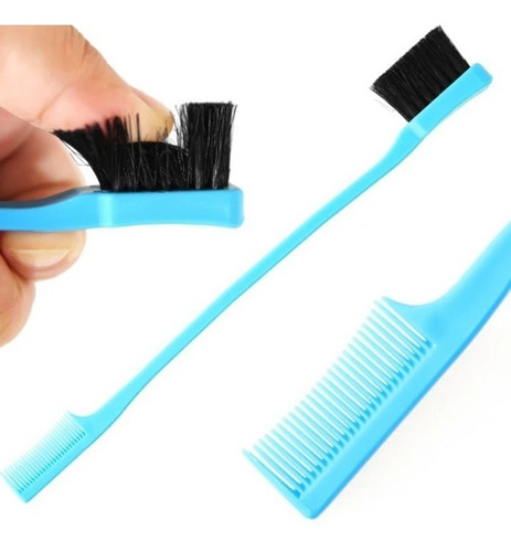 Imagem 5 de 5 de Escova Para Baby Hair Importada 2 Em 1