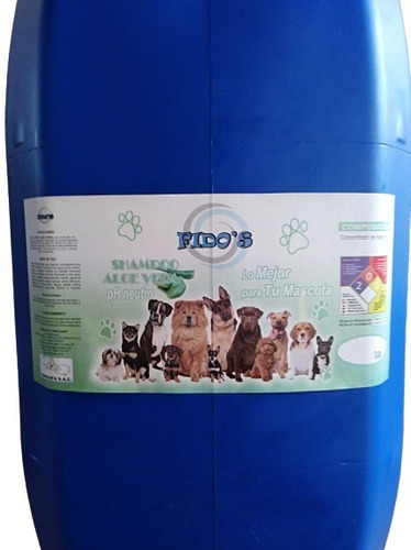 Shampoo Aloe Vera Glicerina Para Perros 20l