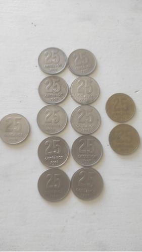 Monedas 25 Centavos Año 1992/93/94/96