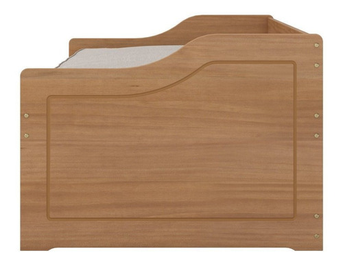 Cama Solteiro 5 Gavetas E Nicho Madeira Maciça Floro Wt