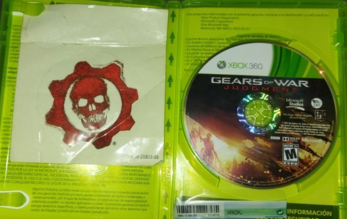 Gears Of War Judgment Xbox 360 (Usado)