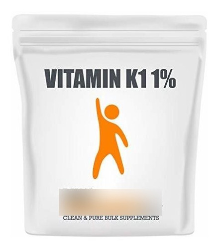 Bulksupplements.com Vitamina A K1 (1%) Polvo - Vitamina A K