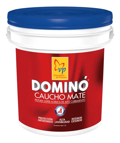 comprar Pintura Caucho Mate Dominó Plástico 4 Galones Blanco Vp 