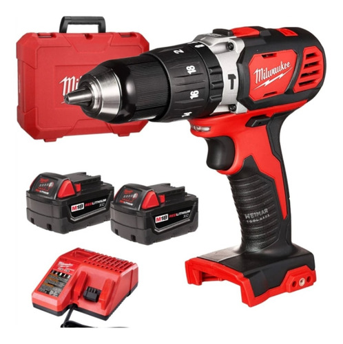 Taladro Atornillador Percutor 18v Milwaukee M18 1/2 Maletin