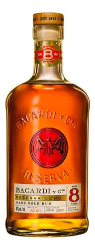 Paquete De 3 Ron Bacardi Reserva 8 Años S/estuche 750 Ml