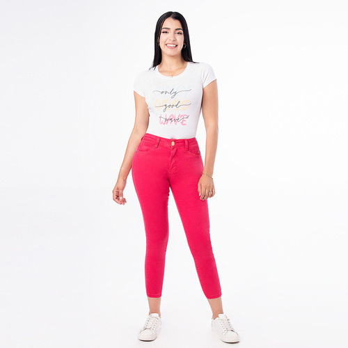 Pantalon Clasico Drill Stretch Mujer Denise