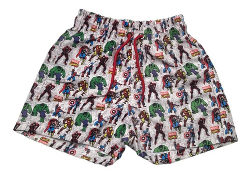 Malla Short De Baño Nene Estampado Avengers  Disney Marvel