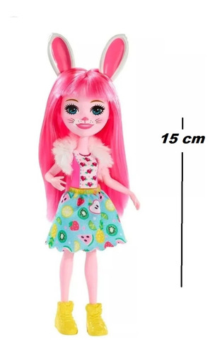 Muñeca Enchantimals Bree Bunny & Twist Mascota Mattel