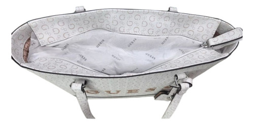 Bolsa Tote Guess Artemis Sa891722 Color Blanco