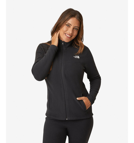 Casaco The North Face Feminino Glacier Full Zip Preto