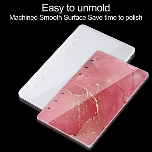 A4 Grande Cubierta Del Cuaderno Moldes De Resina De Silicona