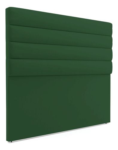Cabeceira California Para Cama Box King 190 Cm Suede Verde