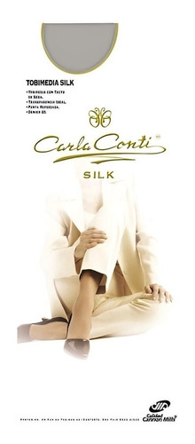 8 Pares Tobimedias Sexy Carla Conti Silk Unitalla Tacto Seda