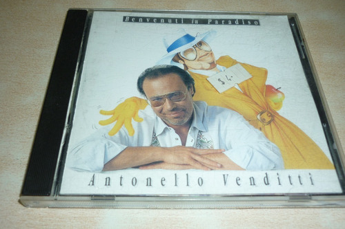 Antonello Venditti Benvenuti Paradiso Cd Italia Excelente 