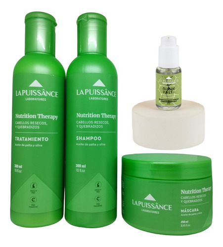 Kit Completo Nutricion Therapy Cabellos Reseco La Puissance