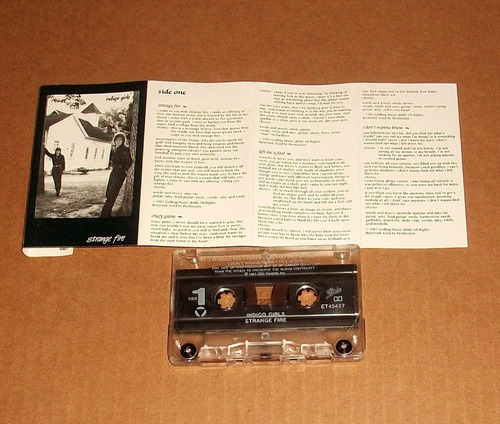Indigo Girls Strange Fire Cassette Emily Saliers Amy Ray Rem (Usado)
