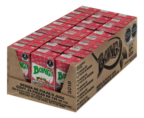 Jugos Boing Sabor Guayaba 24x125ml