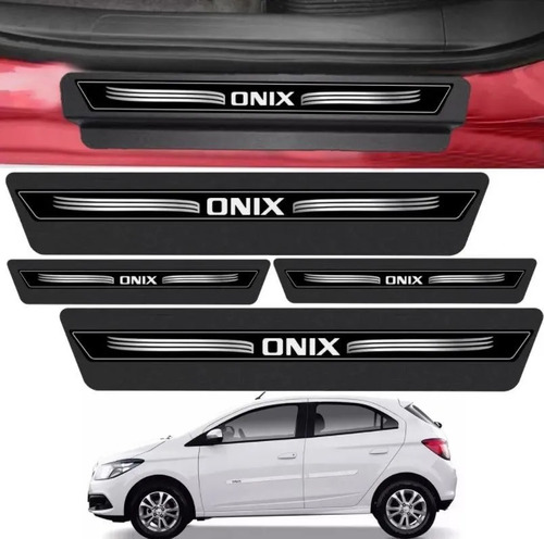 Pisaderas Socalos Adhesivo Onix 2012 A 2021 Negra