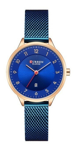  Reloj Elegante De Lujo Para Damas Marca Curren Modelo 9035 