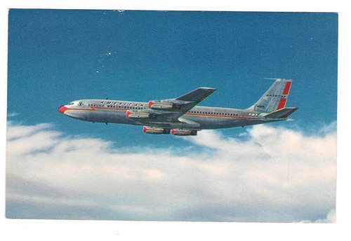 Postal American Airlines Aerolinea 707 Jet B3