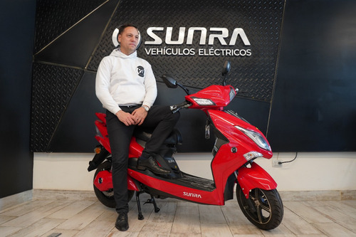 Moto Eléctrica Sunra Hawk Descuento U$s Con Envió Gratis / M