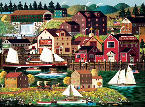 Rompecabezas Buffalo Games Charles Wysocki The Cambridge 10