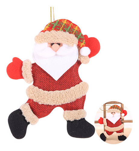 Muñeco De Trapo De Papá Noel Para Decoración Del Árbol De Na