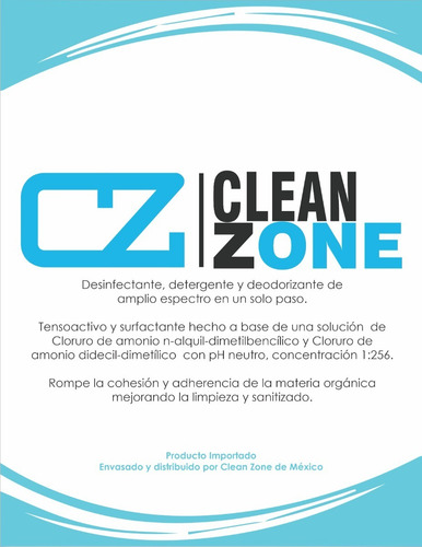 Desinfectante Multiusos A Base De Cuaternario De Amonio