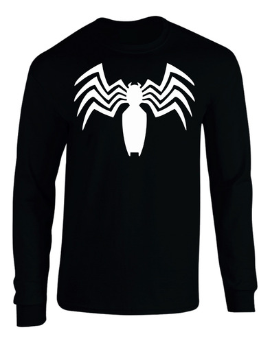 Camiseta Spiderman Venon Manga Larga Camibuso Sueter