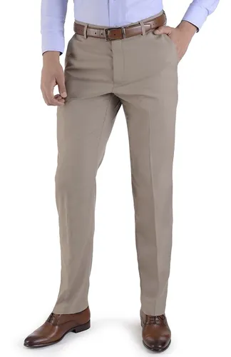 Respiración Repeler Calvo Pantalon De Vestir Beige Hombre | MercadoLibre 📦