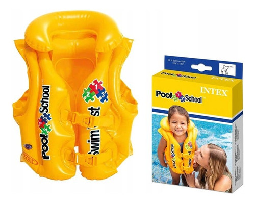 Flotador Chaleco Salvavidas Para Niños Intex