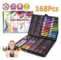 Comprar Set De Arte 150 Piezas Marcadores Colores Crayones + Maleta
